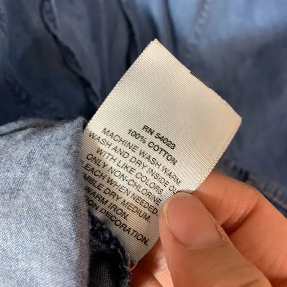 GAP girls chambray